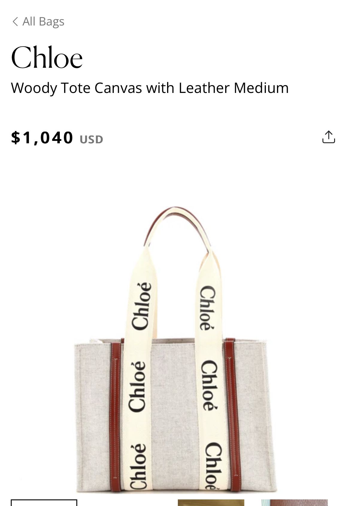 Woody Tote Hand Bag