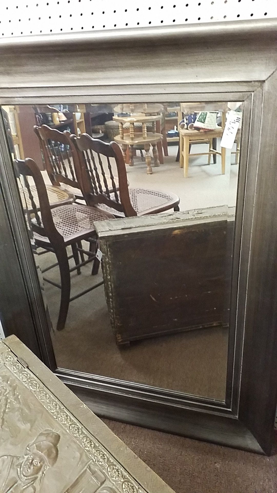 Large beveled mirror