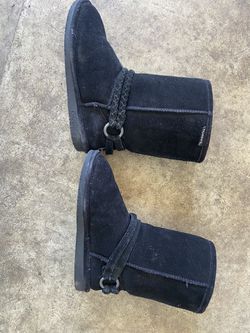 Black womens boots size 8