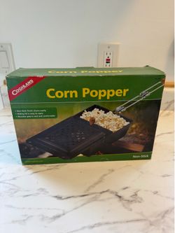 Camping gear, popcorn popper camping