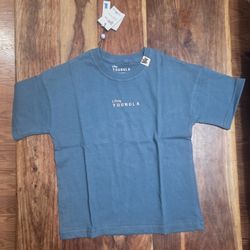 (Little) YoungLA Kids Blue Short Sleeve Shirt