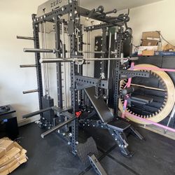 Smith Machine 400 | Adjustable Bench | 245lb Cast Iron Olympic Weights | 7ft Olympic Bar | Fitness | Gym Equipment | FREE DELIVERY/INSTALLATION 🚚 🛠️