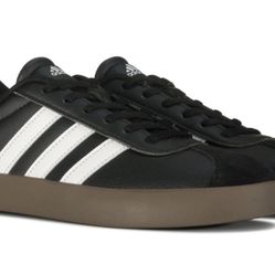 Adidas VL Court 3.0 Big Boys Sneakers Black Size (7)