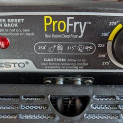 Pro Fryer Dual Basket Like New