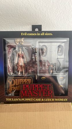 Neca Puppet Master Toulon's Puppet Case & Leech Woman Figure Set