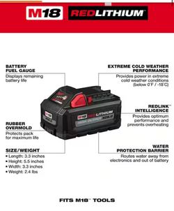 FIRM PRICE Milwaukee
M18 18-Volt Lithium-Ion High Output 6.0Ah Battery Pack (2- PACK)

$180