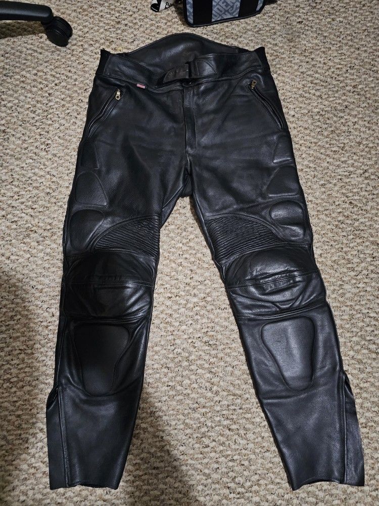 Belstaff Leather Pants 38
