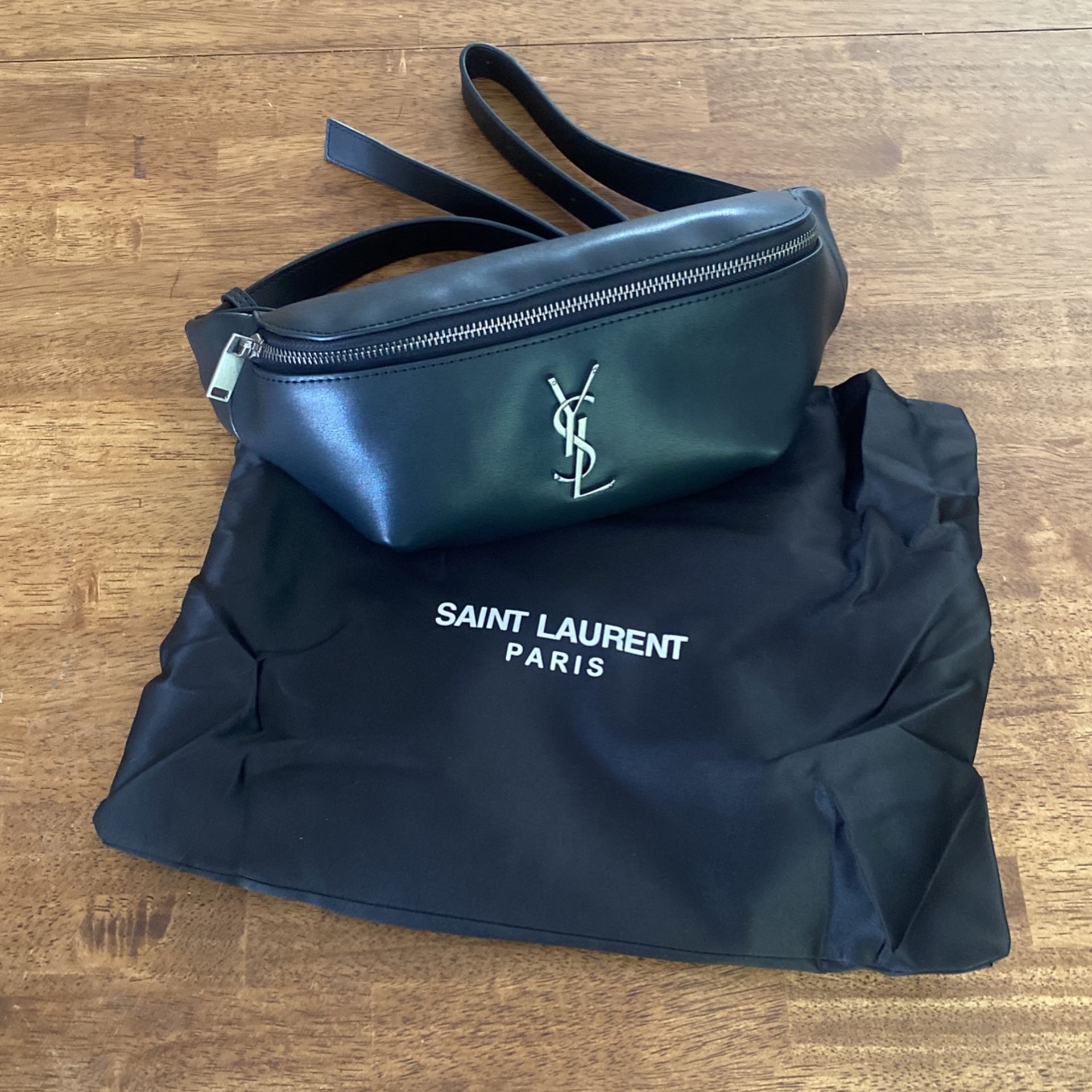 YSL Black and Silver Bum Bag NWT for Sale in Long Beach, CA OfferUp