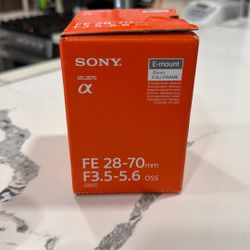 Sony Alpha Lens FE 28-70mm 