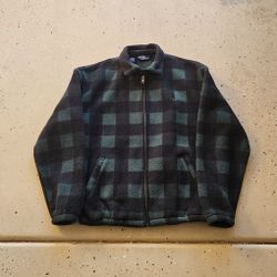 Vintage Polo Ralph Lauren Mens Plaid
Fleece Jacket