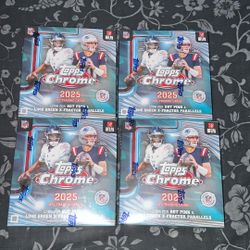 Topps Chrome NFL Mega Box 2025