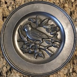 Pair of Sexton Pewter Plates