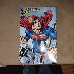 Superman Aluminum Poster