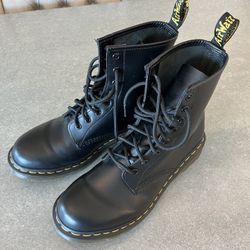 Dr. Martens 1460 Women’s Boots -black Leather Size US 10