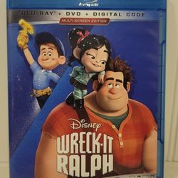 $5 DISNEY BLU RAY MOVIE. WRECK-IT RALPH. BLU RAY ONLY. NO DIGITAL. $5 OR TRADE FOR A MOVIE TITLE I DO NOT ALREADY OWN.