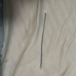 Blue Tennis Bracelet 