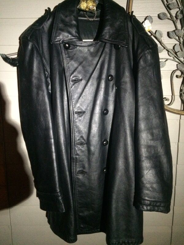 Official NYPD Highway Patrol 3/4 Leather Jacket.