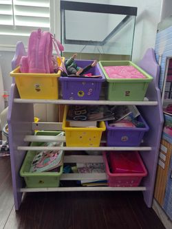 Toy Organizer with bins