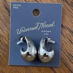 Nickel Free - Universal Thread Goods Co - Silver Colored Earrings