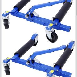 1500 Pounds Wheel Tire Hydraulic Jack with Ratchet Pedal for Vehicle Positioning blue $120 