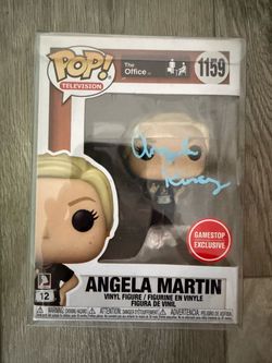 Funko Pop The Office Angela Martin Autographed Bobblehead - JSA