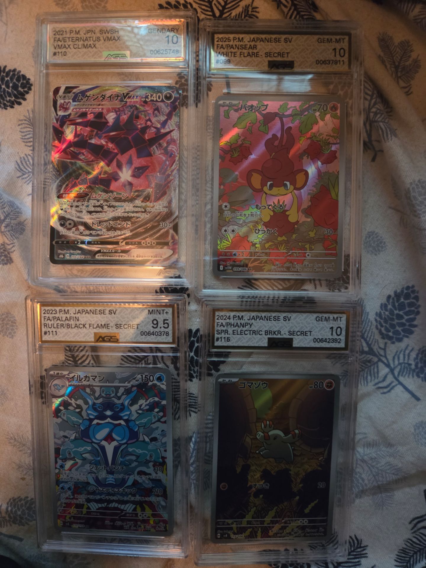 4 graded pokemon cards