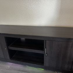 Mainstays 65” TV Stand Media Console 2 Shelves Espresso Walnut
