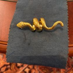 Snake Ring Size 9 “Not Real Gold “
