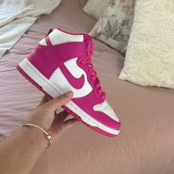 High Top Dunks Hot Pink.