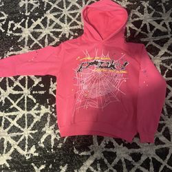Large Pink Spider Hoodie 