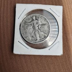 1936 Walking liberty No Mint Mark