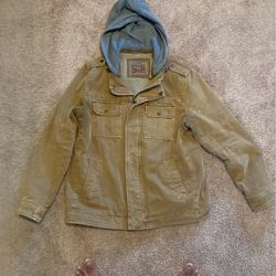 Men’s Levi’s Utility Jacket W/detachable Hoodie