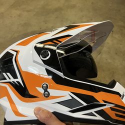 Helmet Dual Visor Tinted Visor New Dot Size Xxl 