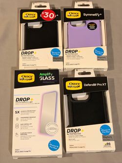 iPhone 14 Pro Max Otterbox Defender Pro Xt/ Symmetry/ Amplify Glass