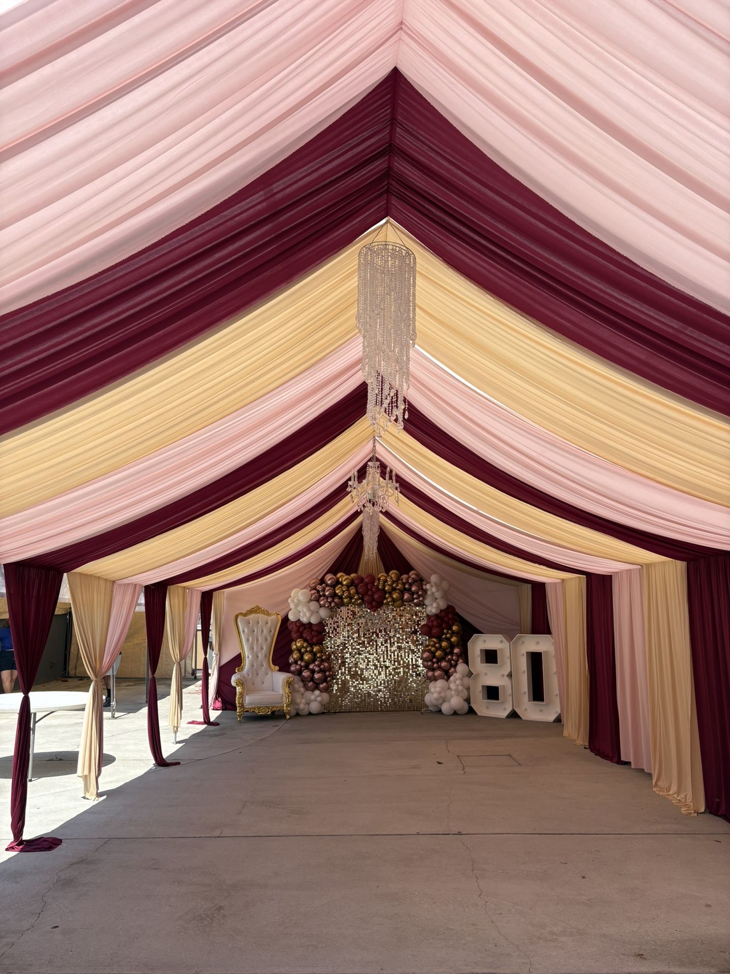 Tent With Draping