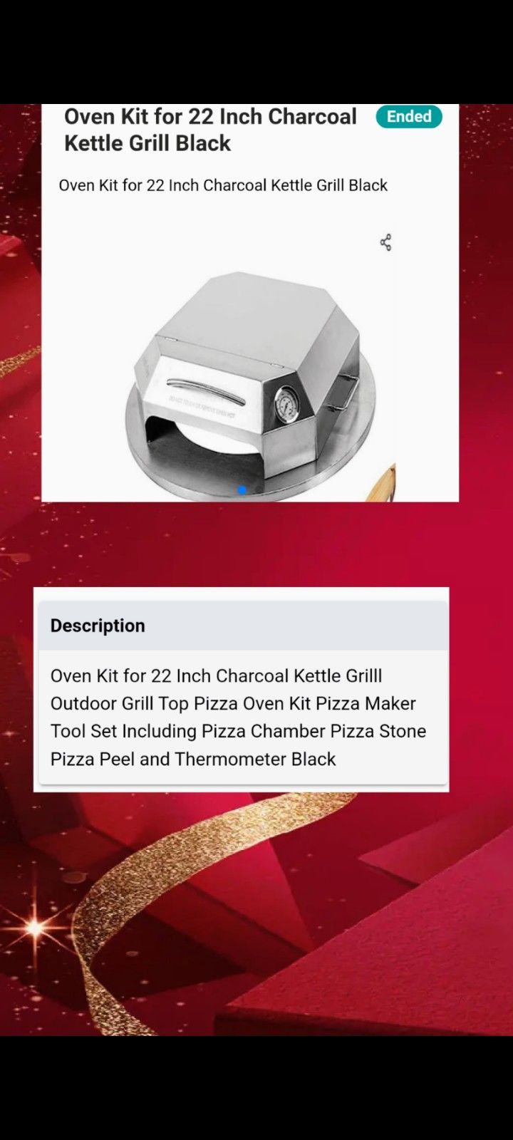 Pizza Kettle Oven