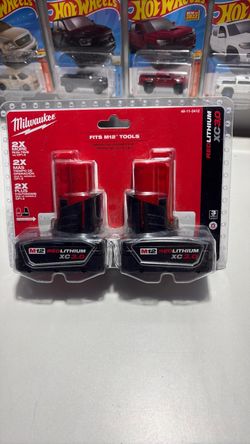 Milwaukee M12 RedLithium XC3.0 Battery 2-Pack