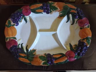 oval fruit plate