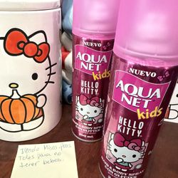Hello Kitty Spray With Glitter