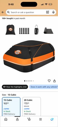 Car top storage