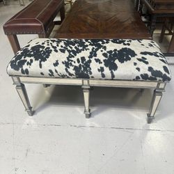 Decorative Mirrored Bench 