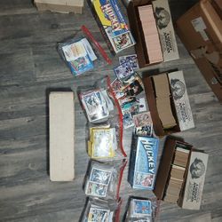 Nba Nhl Mlb Nfl Cards Old Selling As A Package Deal 