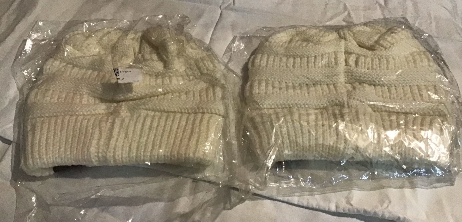 C. C Exclusives Cable Knit Beanie - Thick, Soft & Warm Chunky Beanie Hats New in Package $5 Each