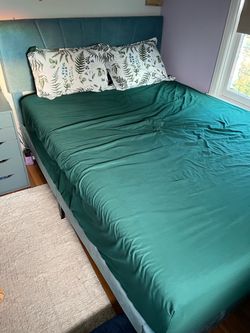 Queen Mattress and Bed Frame