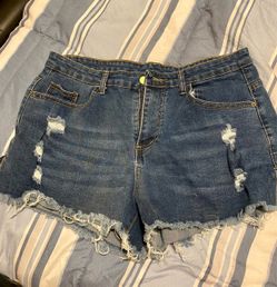 New Distressed Denim Shorts