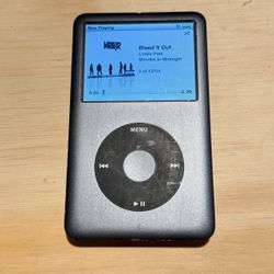 iPod Model:A1238 7th Gen 120GB Blk Tested Good Battery 12-18hr w/13714Song-Charg