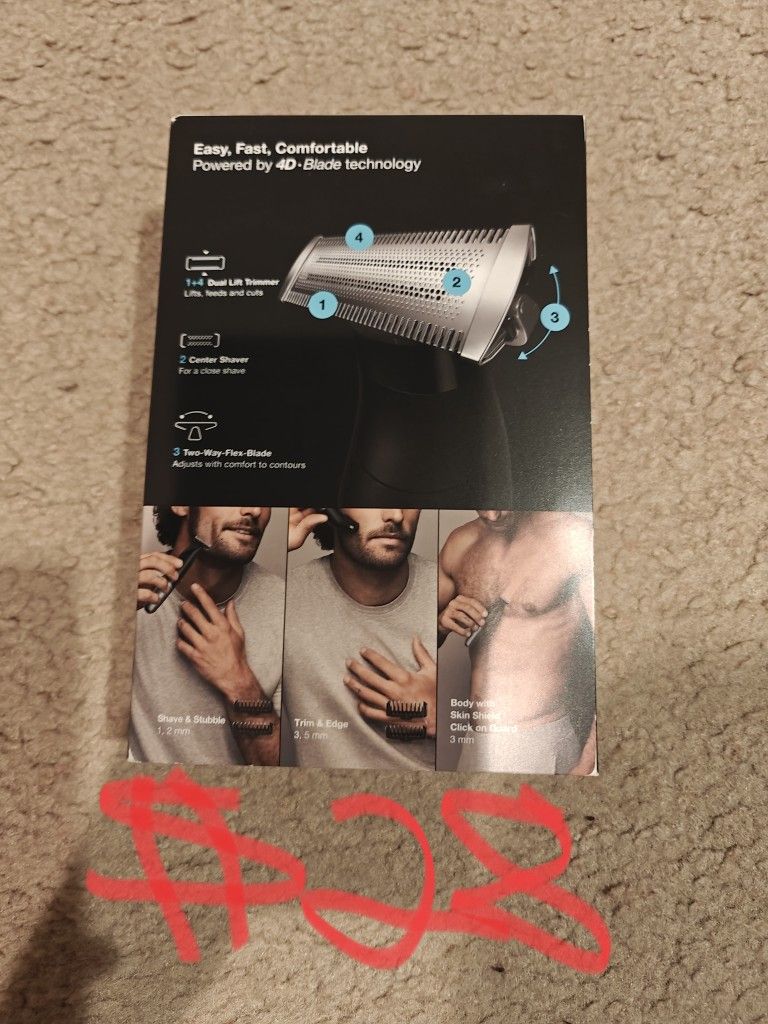 Braun Xt 5 Shaver And Trimmer