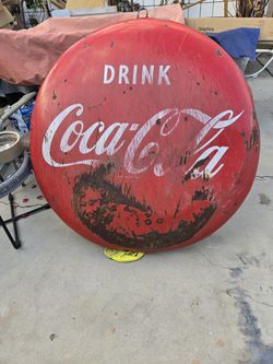 Vintage COCA COLA 48 " ROUND