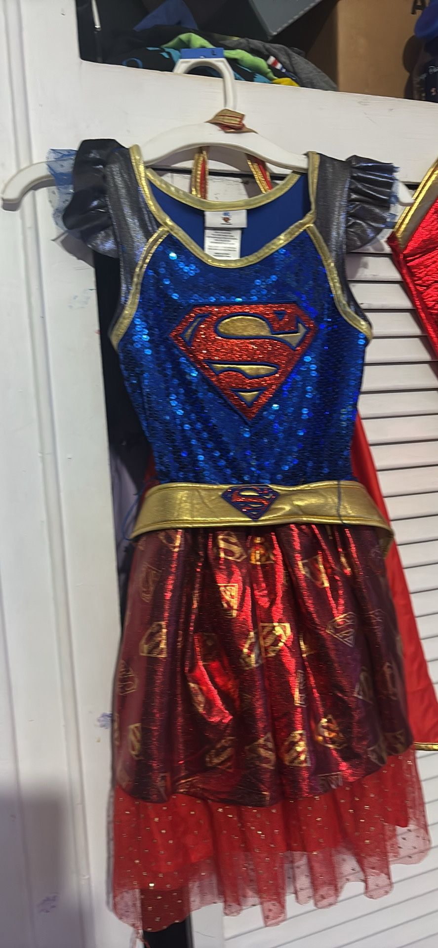 DC Comics Super Girl kids Medium costume cosplay Halloween