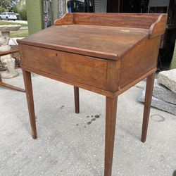 Antique Flip Top Desk